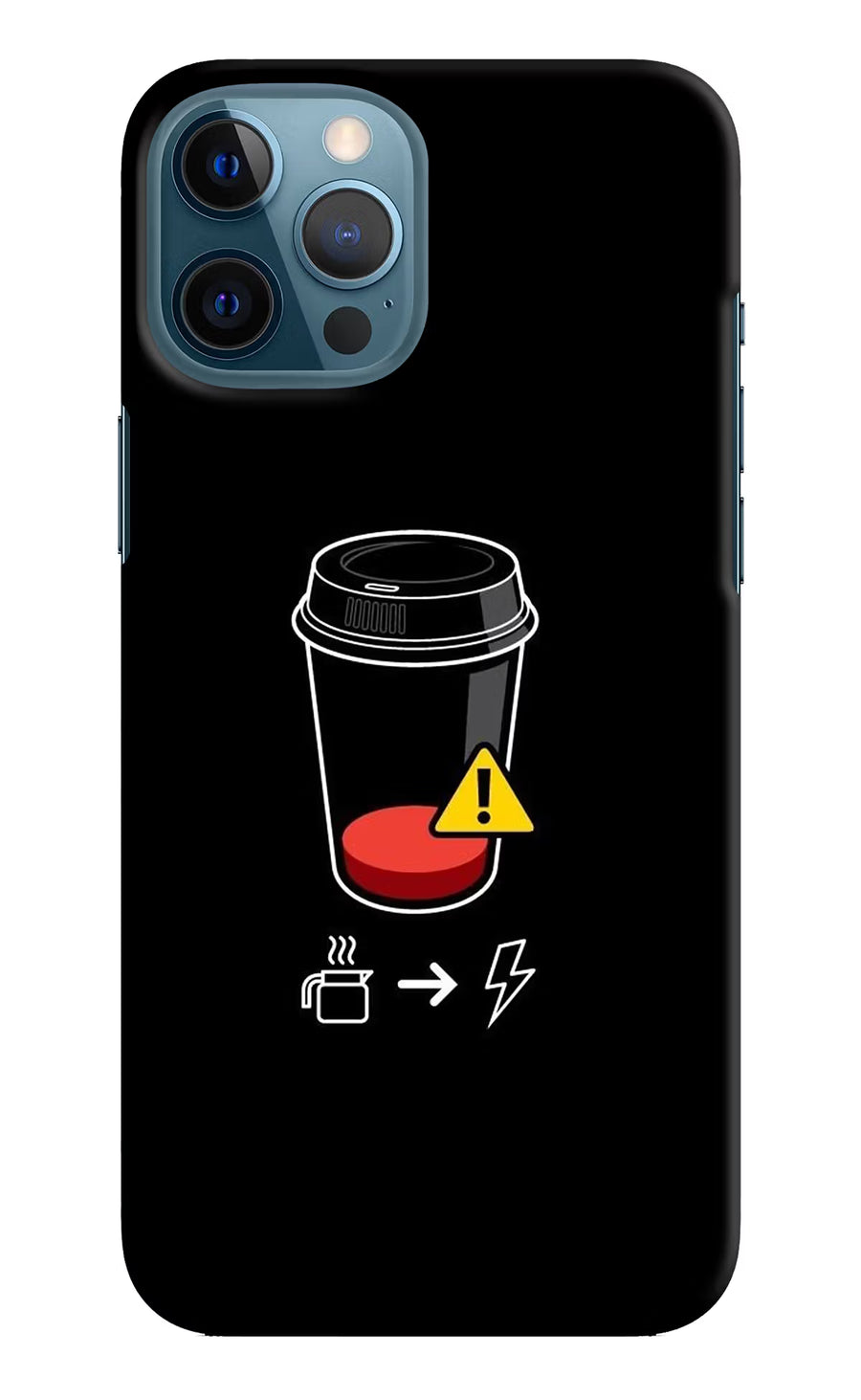 Coffee iPhone 12 Pro Max Back Cover, Hard case