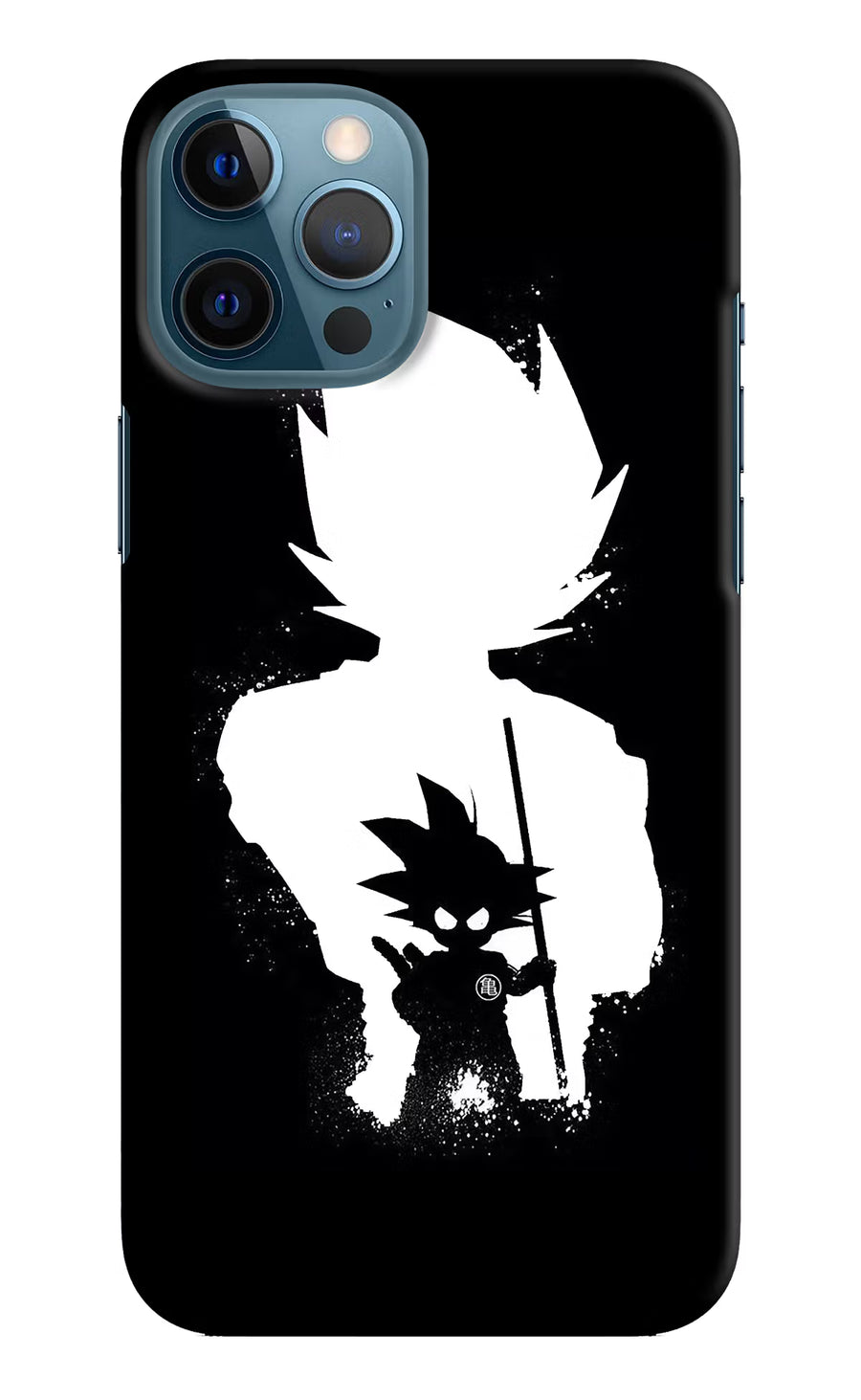 Goku Shadow iPhone 12 Pro Max Back Cover, Hard case
