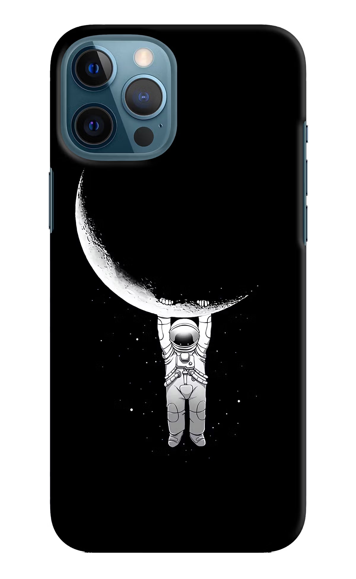 Moon Space iPhone 12 Pro Max Hard Case Back Cover by Casekaro