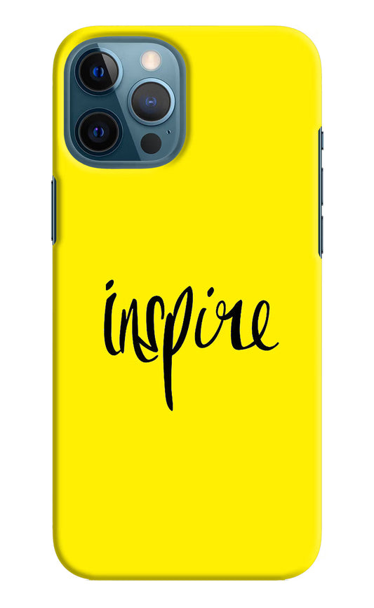 Inspire iPhone 12 Pro Max Hard Case Back Cover by Casekaro