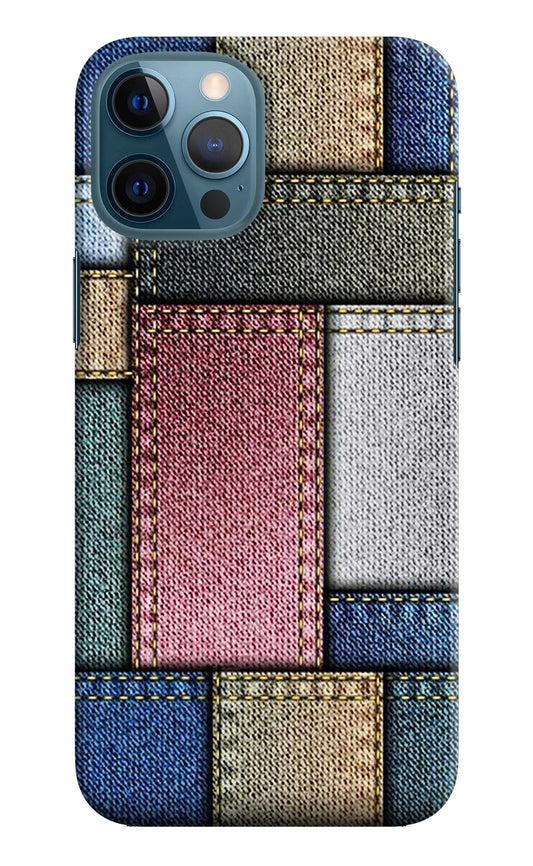 Multicolor Jeans iPhone 12 Pro Max Hard Case Back Cover by Casekaro
