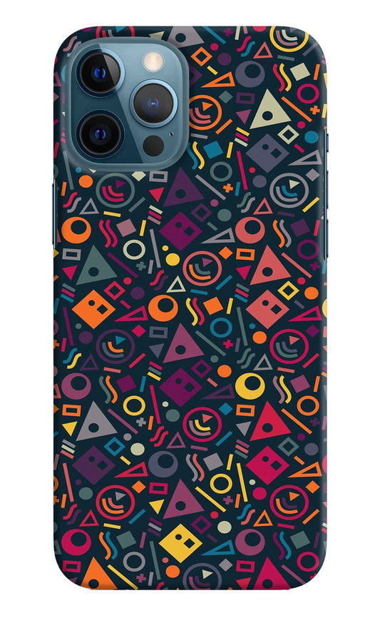 Geometric Abstract iPhone 12 Pro Max Hard Case Back Cover by Casekaro