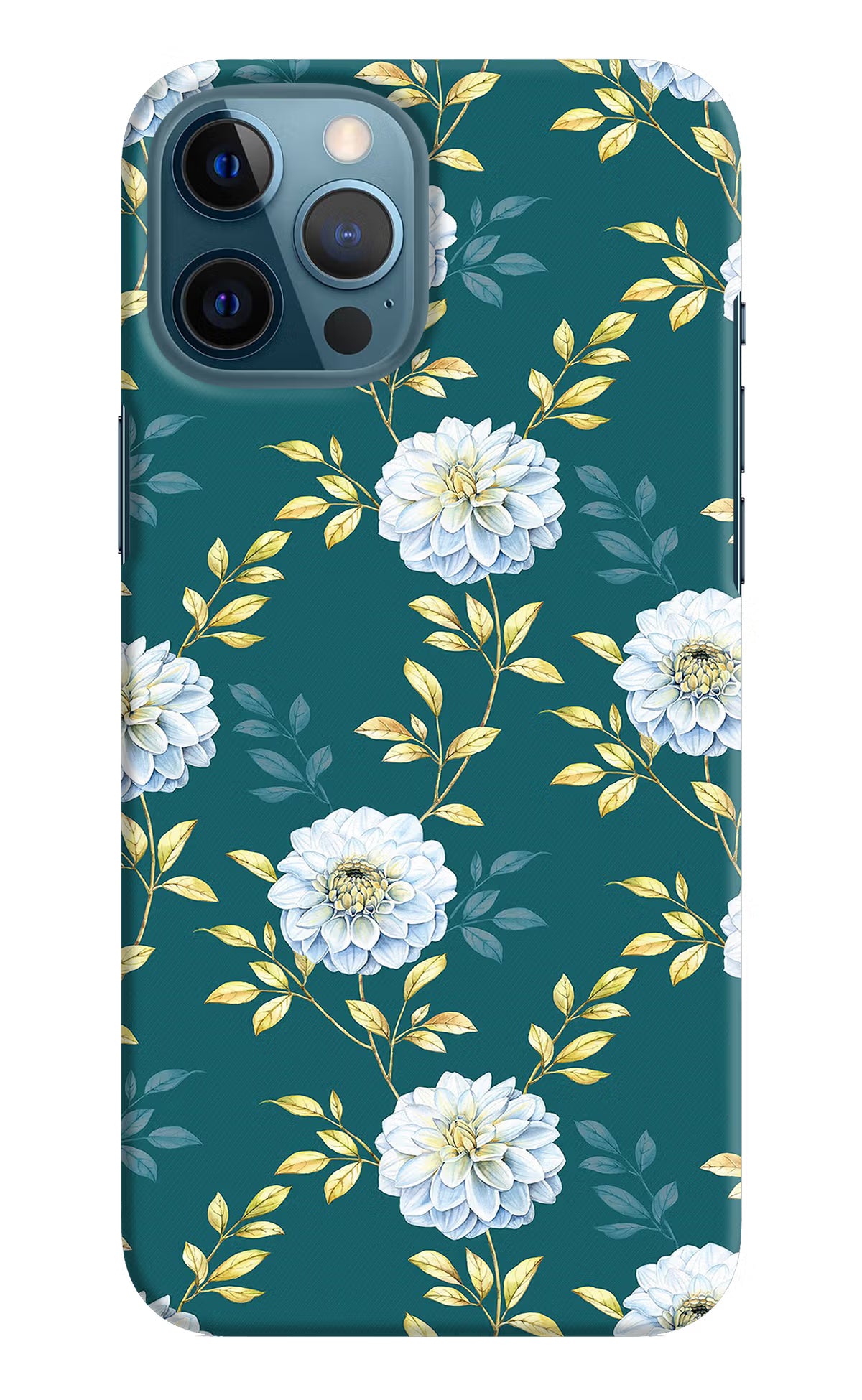 Flowers iPhone 12 Pro Max Hard Case Back Cover by Casekaro