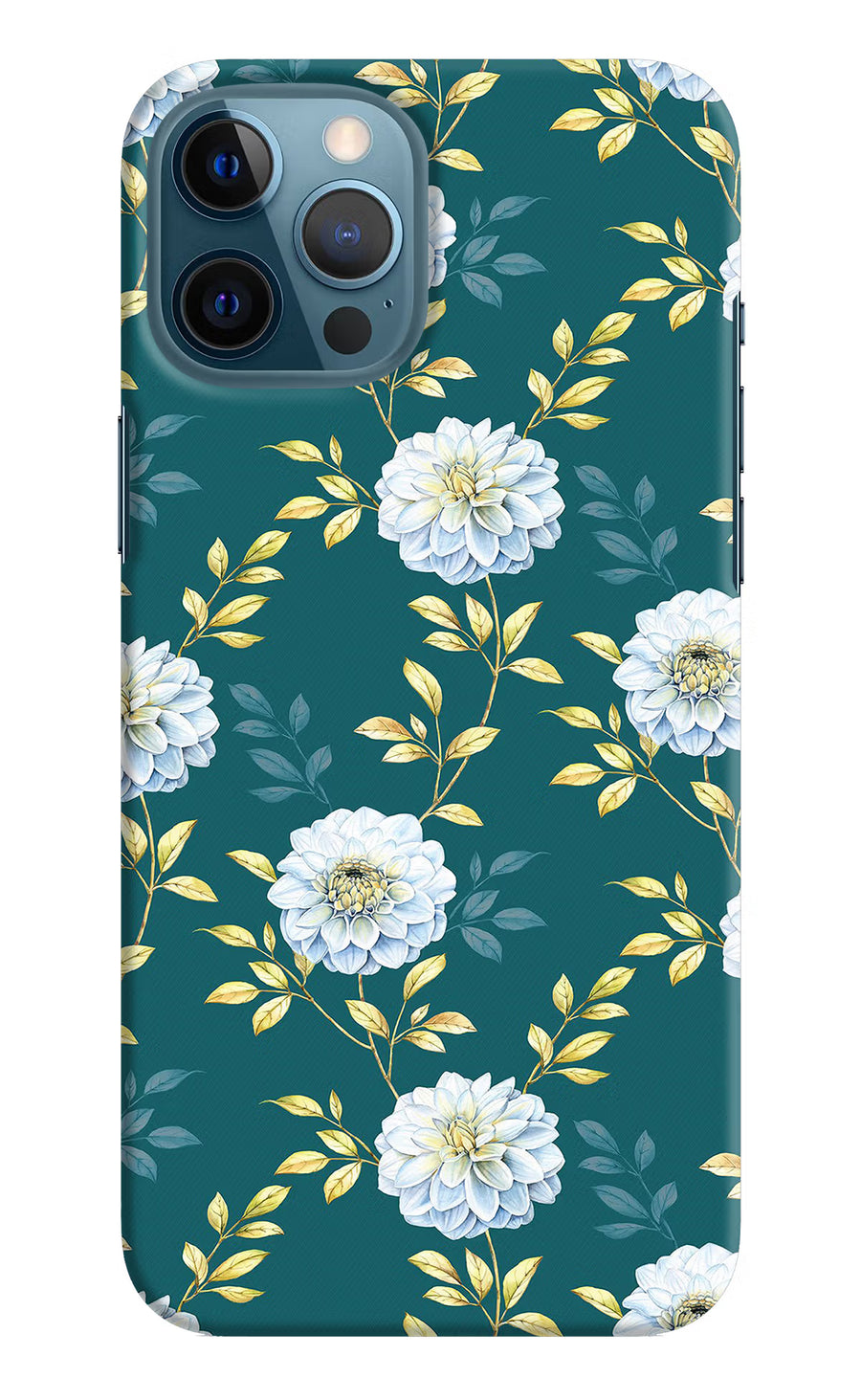 Flowers iPhone 12 Pro Max Back Cover, Hard case