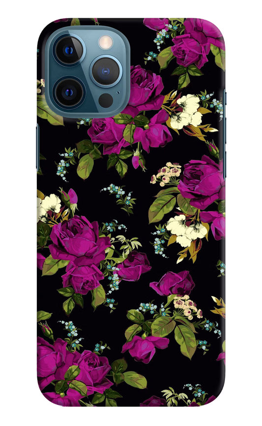 Flowers iPhone 12 Pro Max Hard Case Back Cover by Casekaro