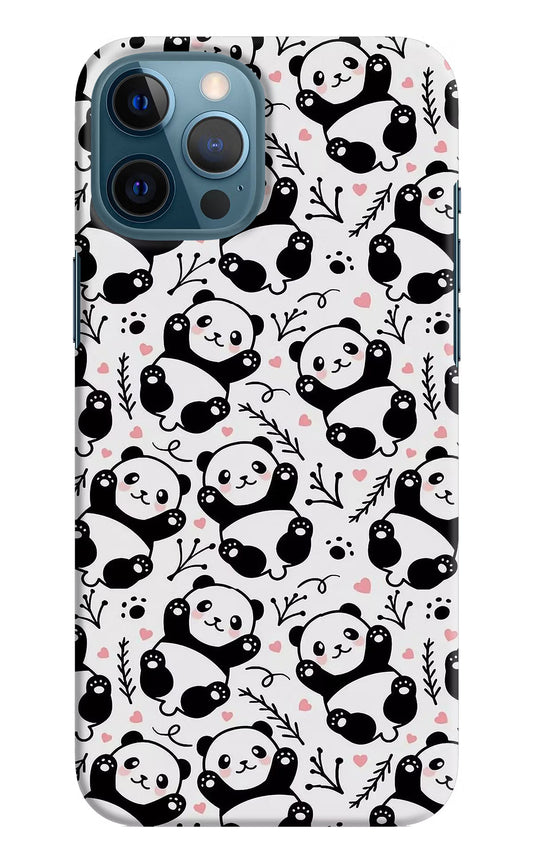 Cute Panda iPhone 12 Pro Max Hard Case Back Cover by Casekaro
