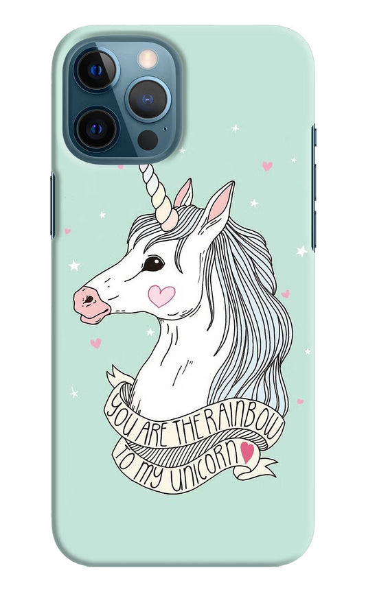 Unicorn Wallpaper iPhone 12 Pro Max Hard Case Back Cover by Casekaro