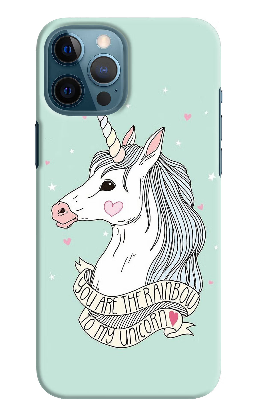 Unicorn Wallpaper iPhone 12 Pro Max Back Cover, Hard case