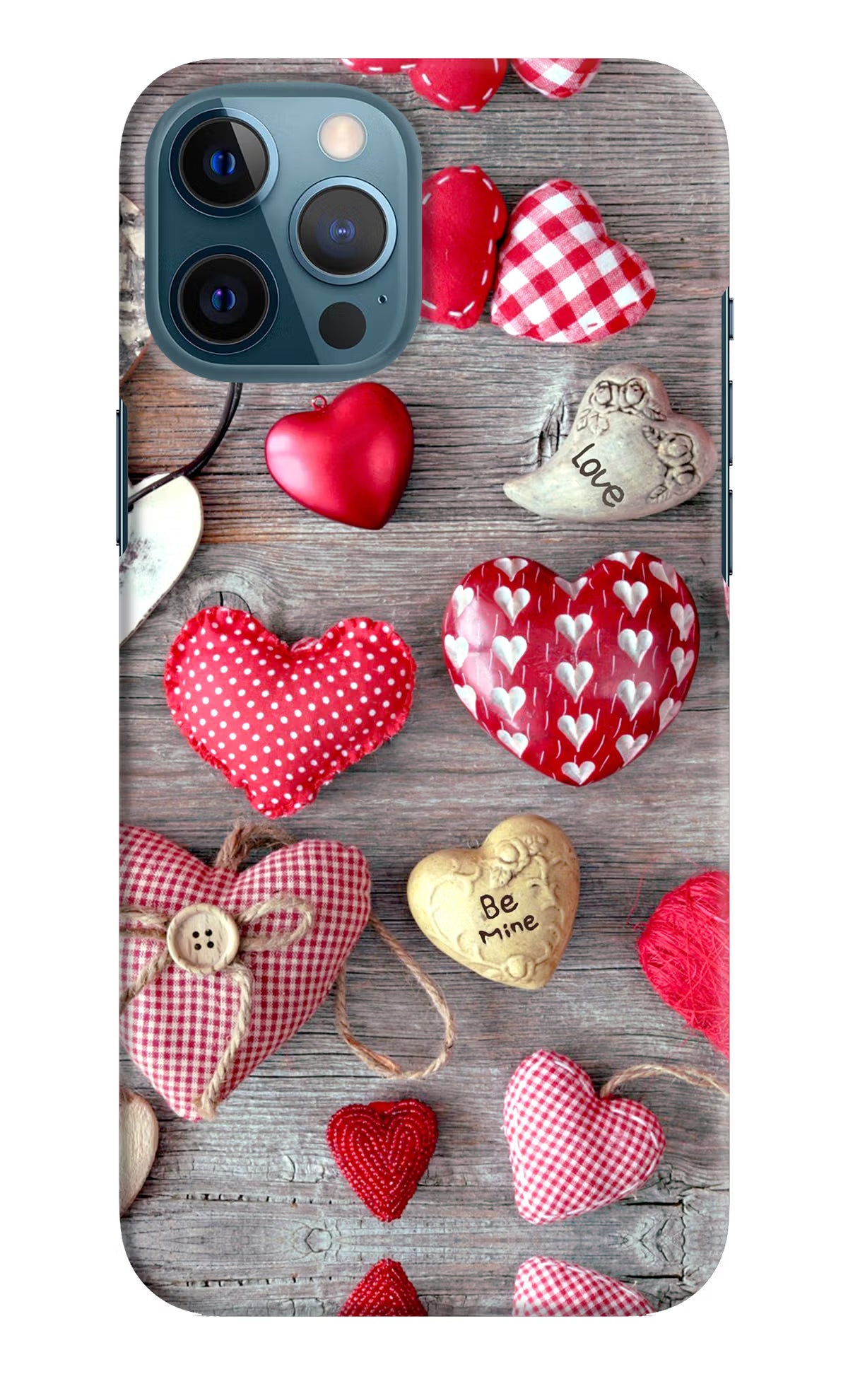 Love Wallpaper iPhone 12 Pro Max Hard Case Back Cover by Casekaro