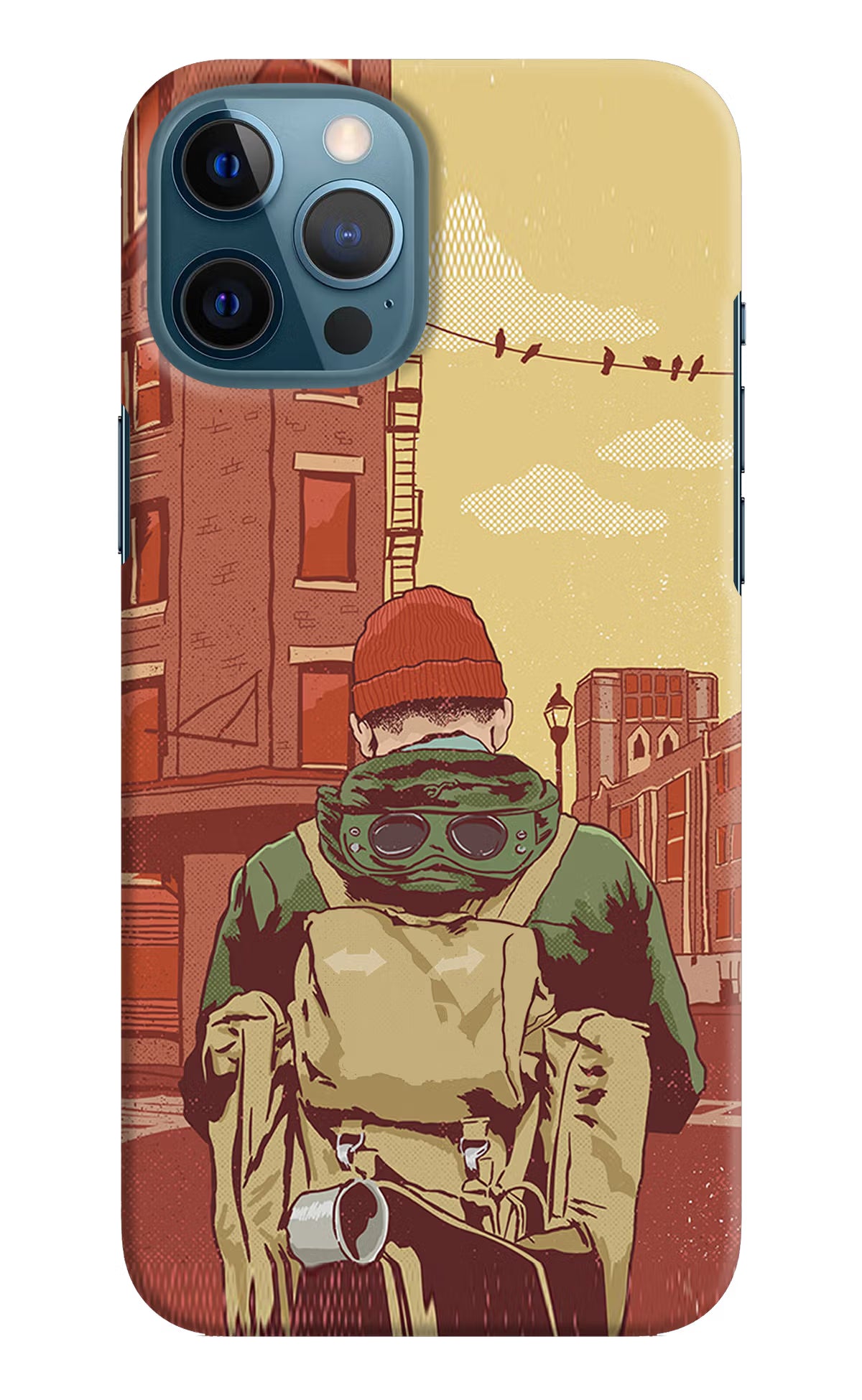 Adventurous iPhone 12 Pro Max Hard Case Back Cover by Casekaro