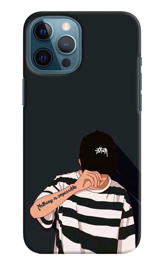 Aesthetic Boy iPhone 12 Pro Max Hard Case Back Cover by Casekaro