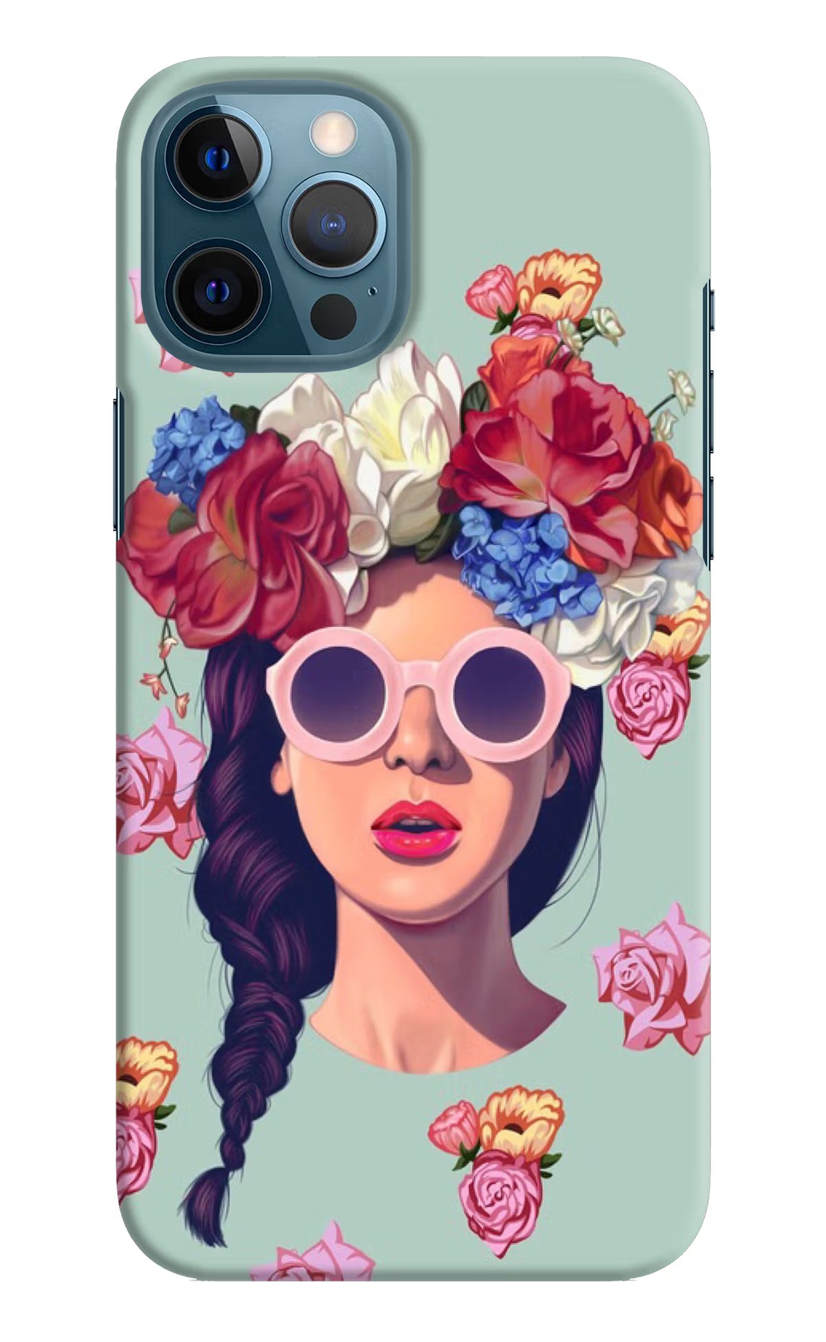 Pretty Girl iPhone 12 Pro Max Hard Case Back Cover by Casekaro