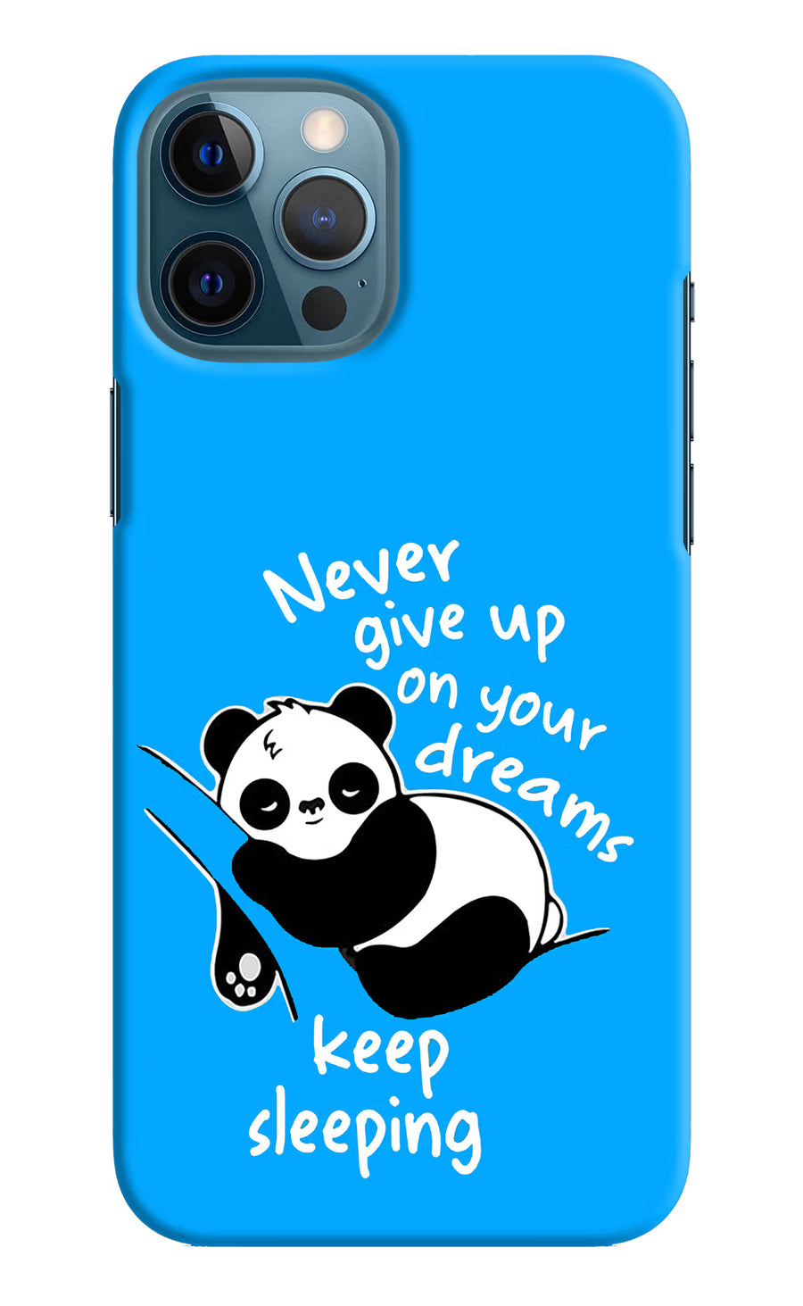 Keep Sleeping iPhone 12 Pro Max Back Cover, Hard case