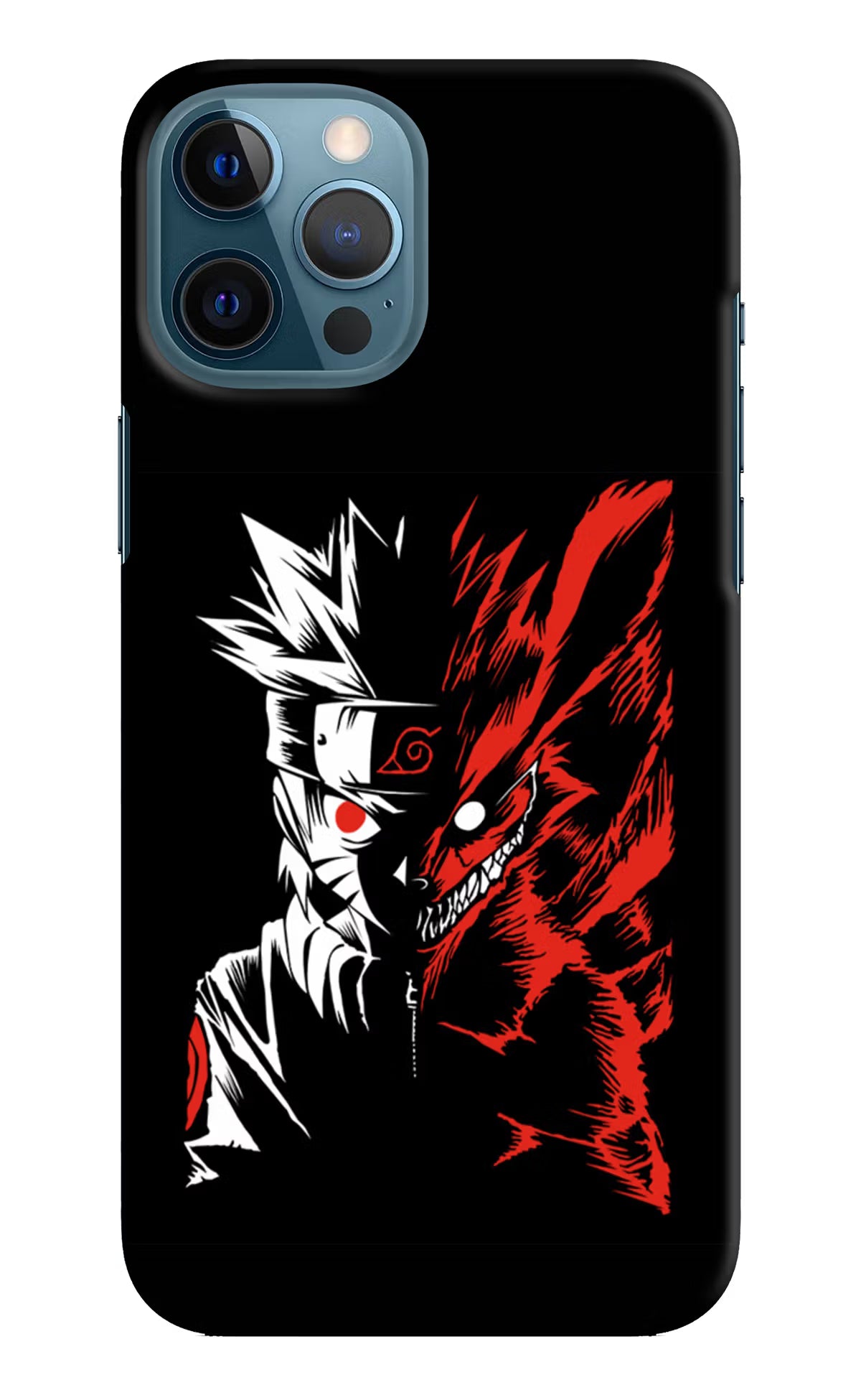 Naruto Two Face iPhone 12 Pro Max Hard Case Back Cover by Casekaro