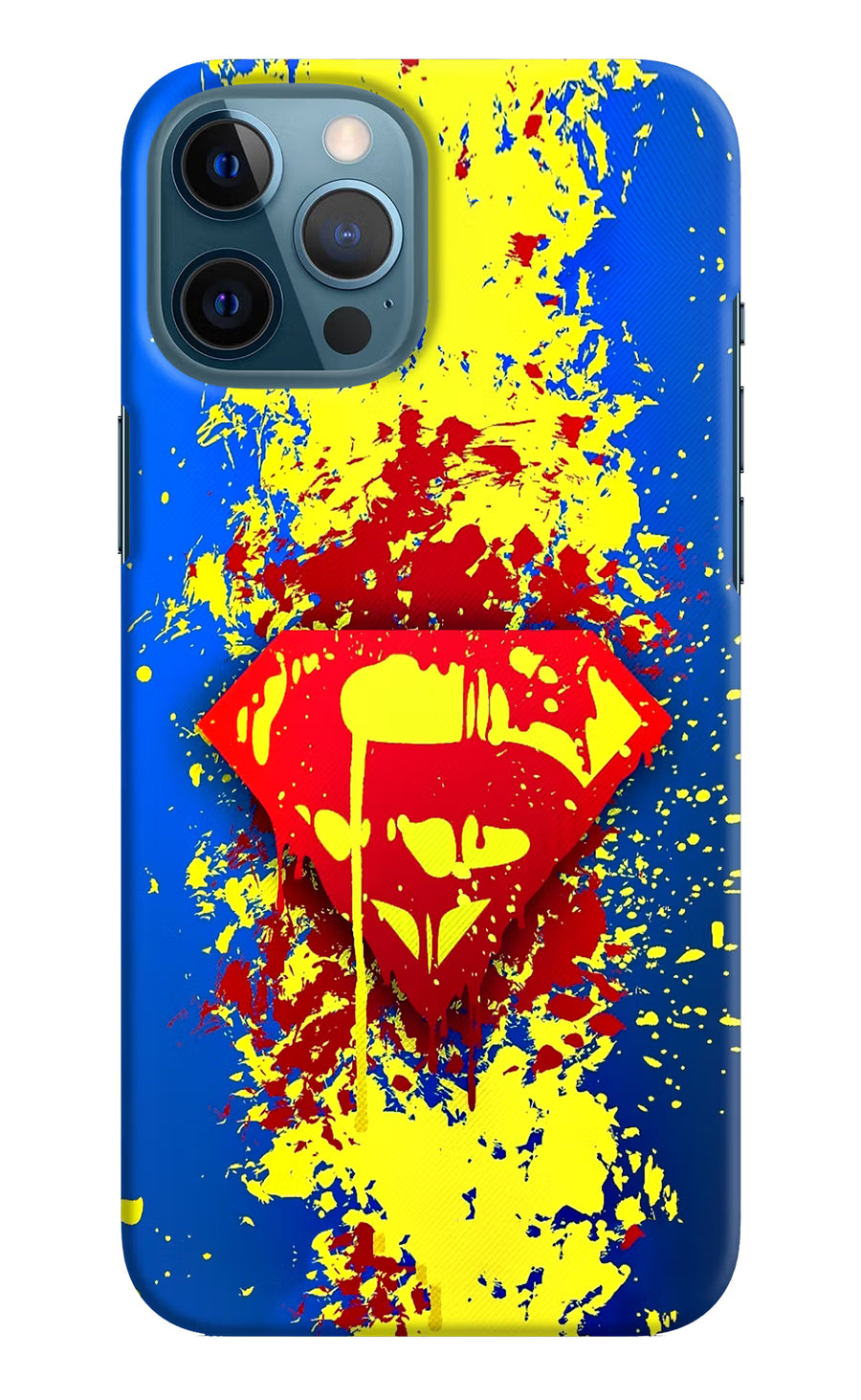 Superman logo iPhone 12 Pro Max Back Cover, Hard case
