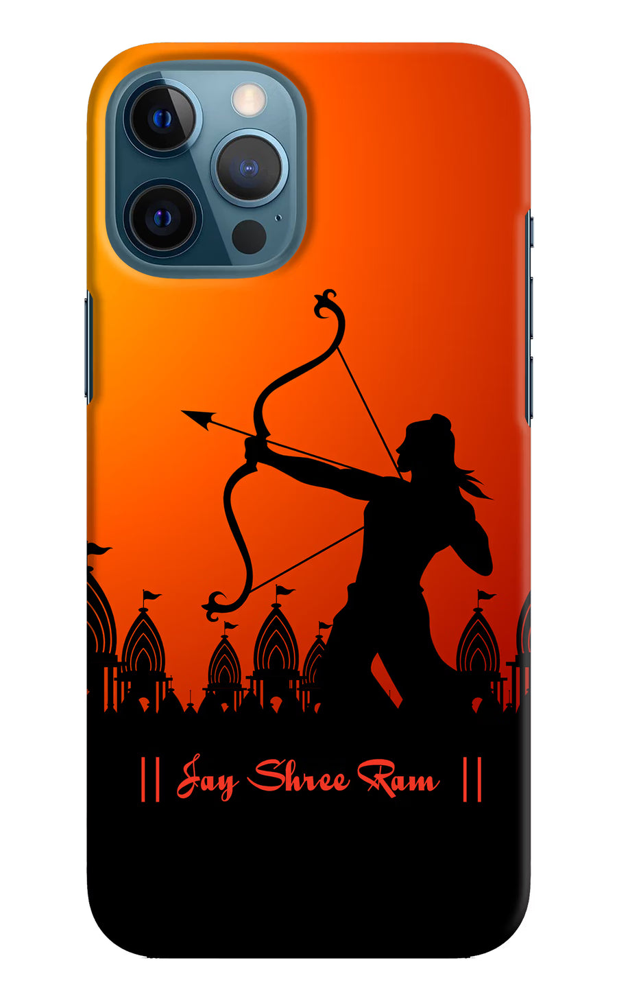 Lord Ram - 4 iPhone 12 Pro Max Back Cover, Hard case