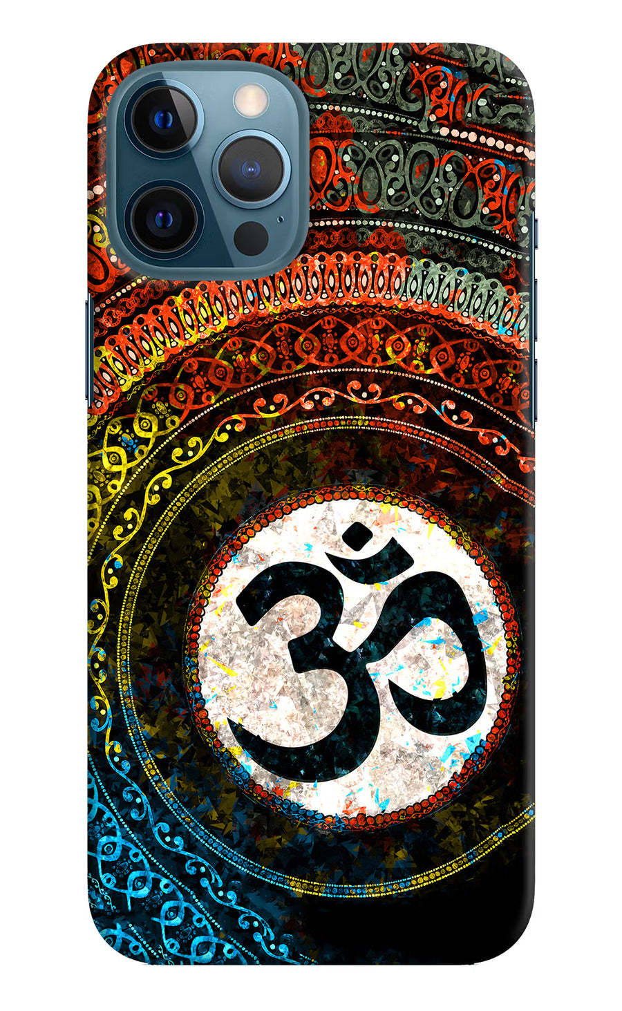 Om Cultural iPhone 12 Pro Max Back Cover, Hard case