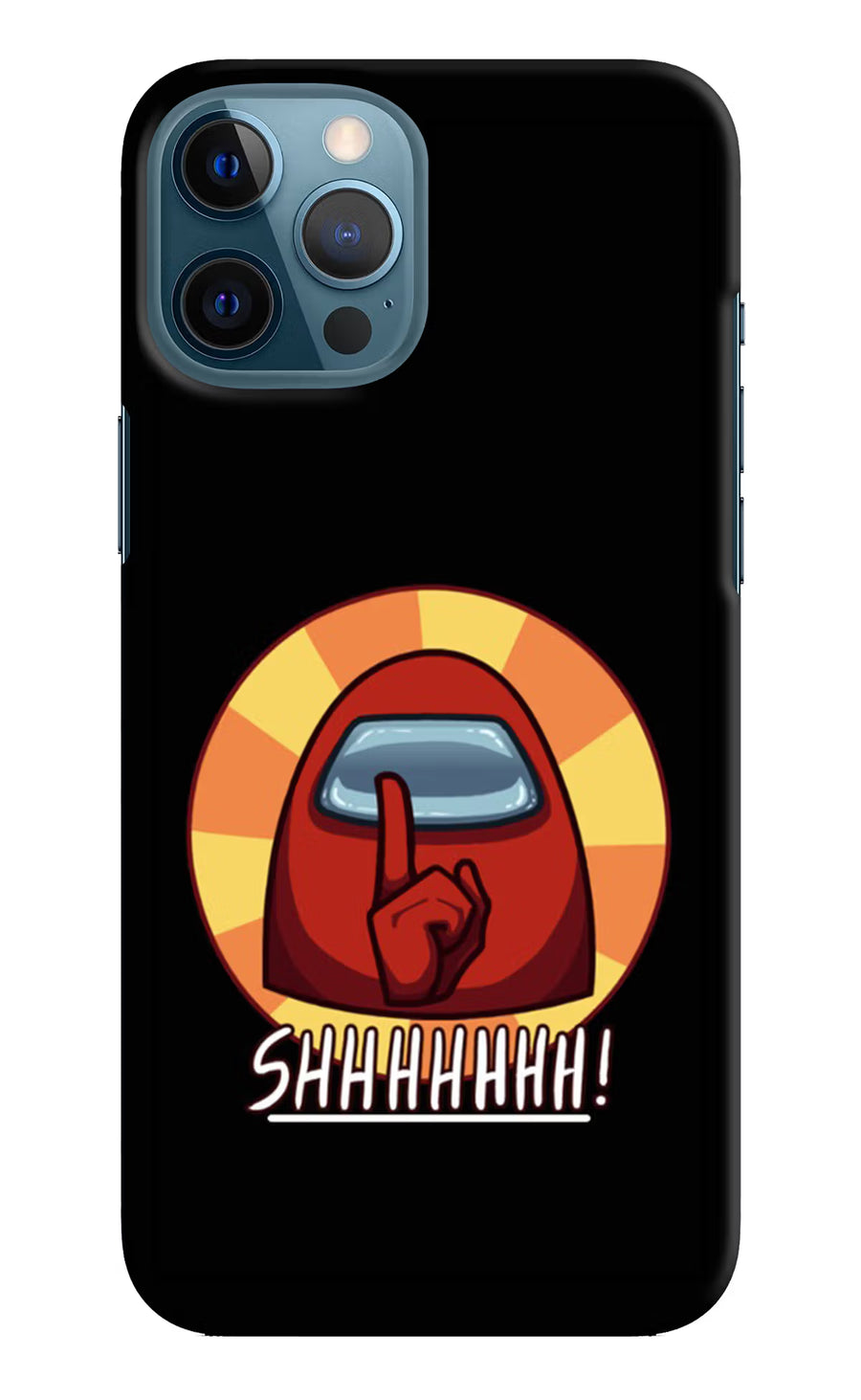 Among Us Shhh! iPhone 12 Pro Max Back Cover, Hard case