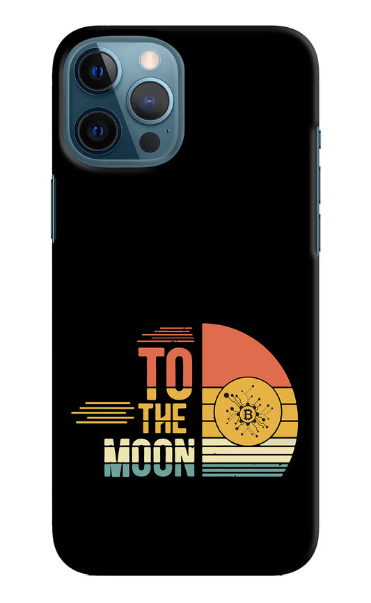 To the Moon iPhone 12 Pro Max Hard Case Back Cover by Casekaro