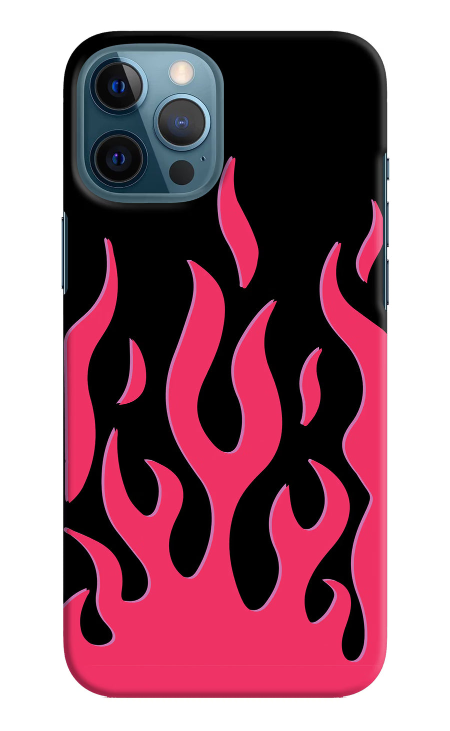 Fire Flames iPhone 12 Pro Max Back Cover, Hard case