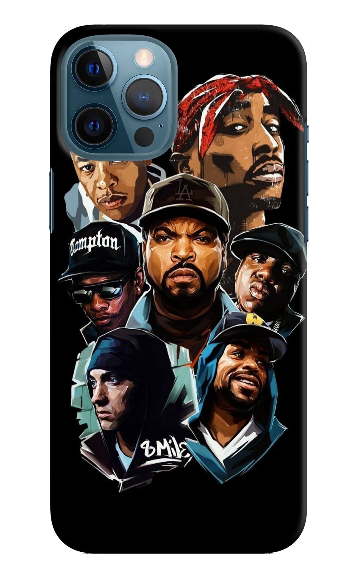Rappers iPhone 12 Pro Max Hard Case Back Cover by Casekaro