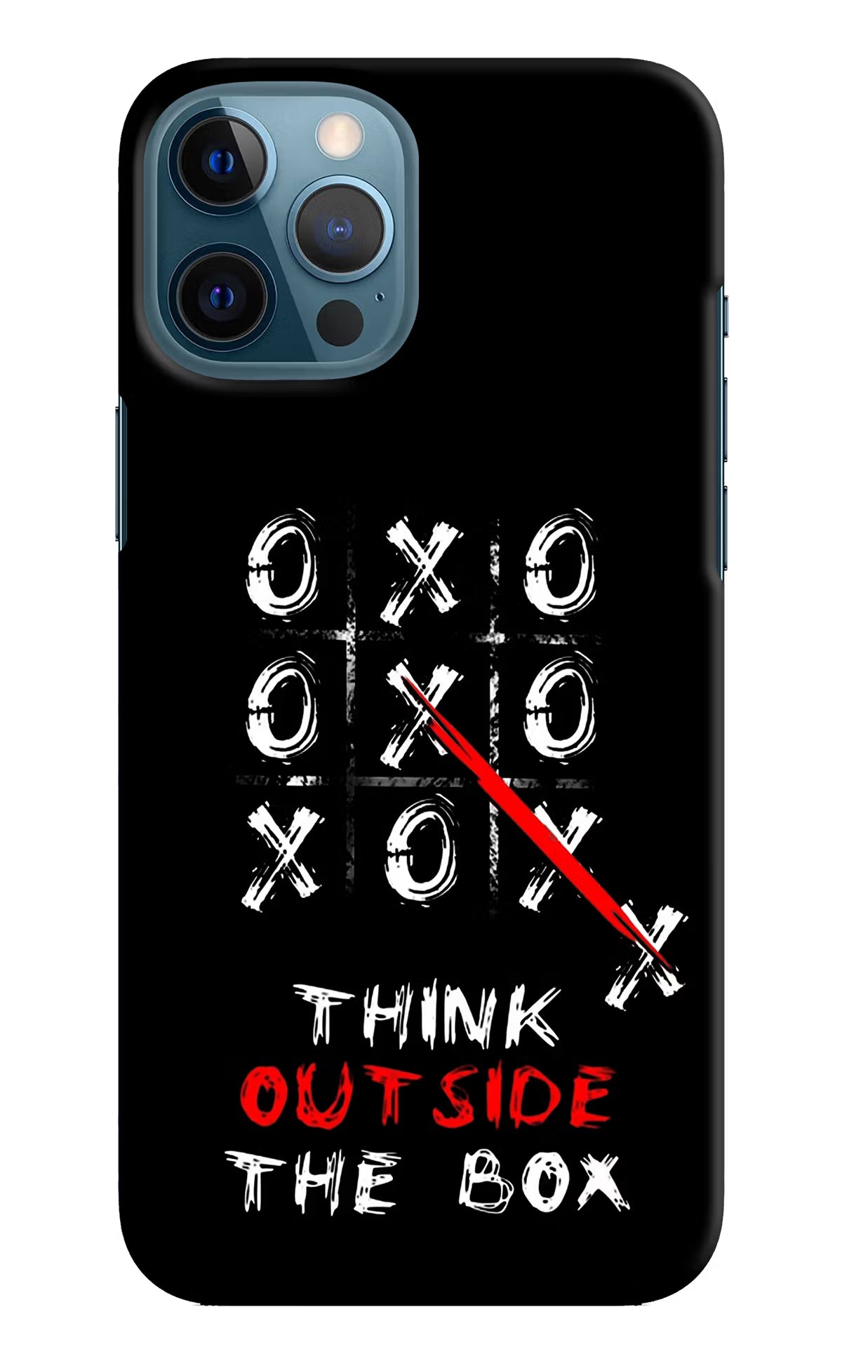 Think out of the BOX iPhone 12 Pro Max Hard Case Back Cover by Casekaro