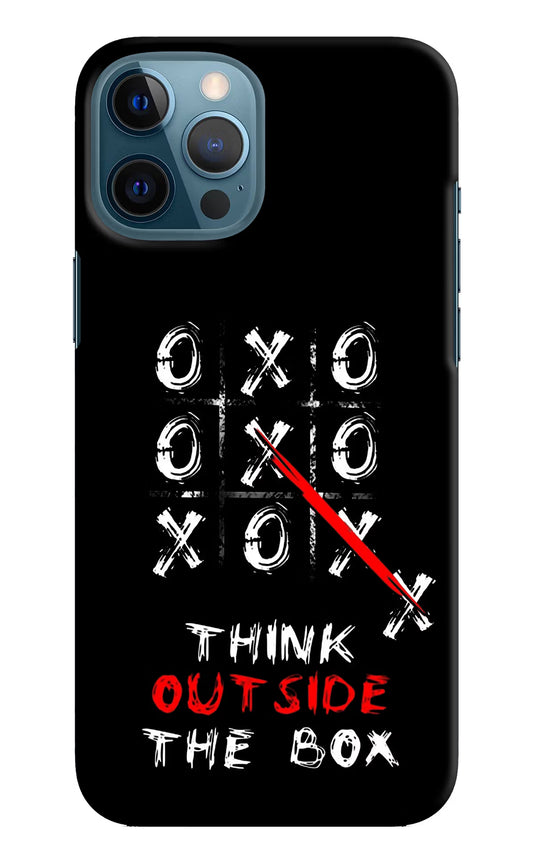 Think out of the BOX iPhone 12 Pro Max Hard Case Back Cover by Casekaro