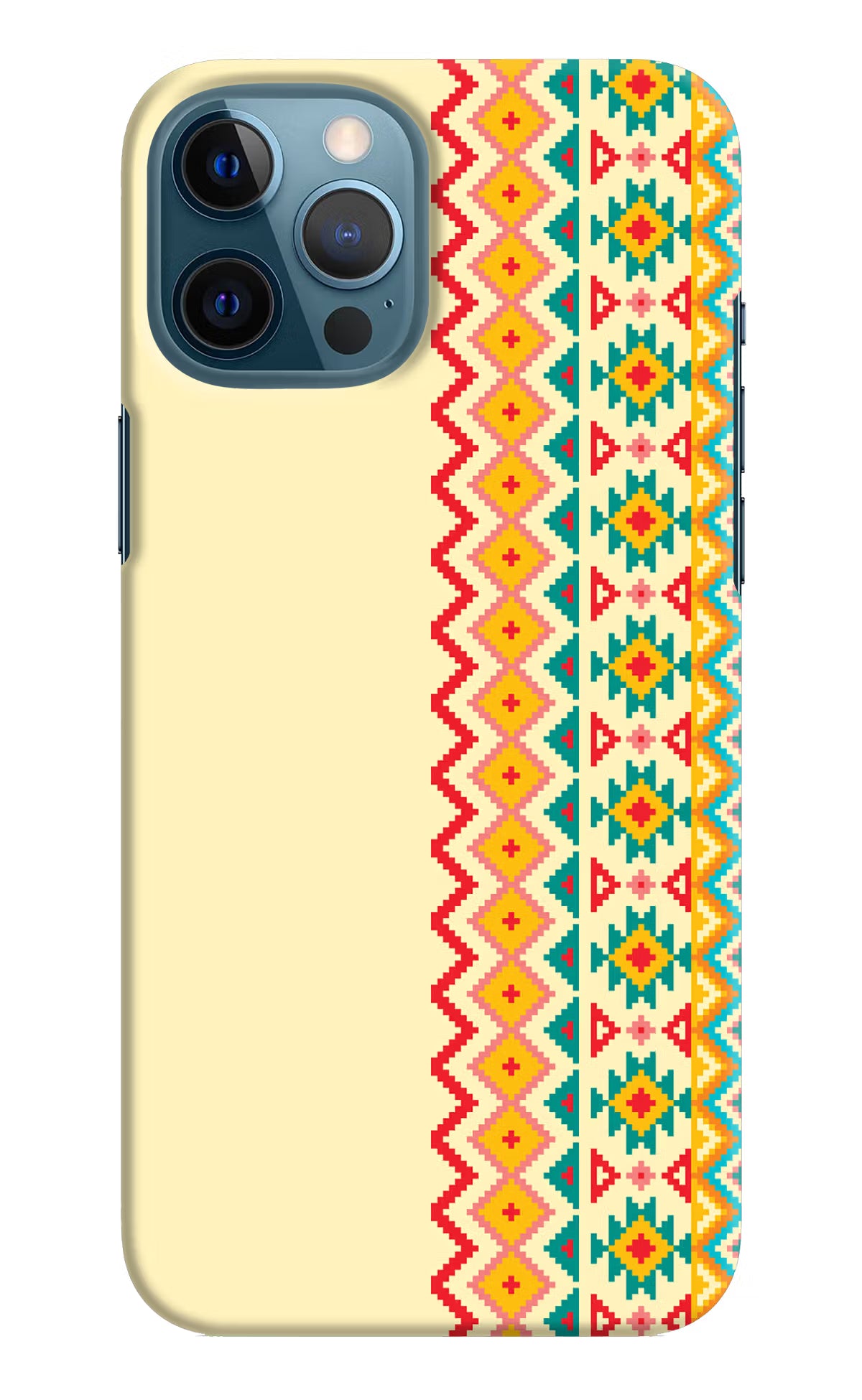Ethnic Seamless iPhone 12 Pro Max Hard Case Back Cover by Casekaro