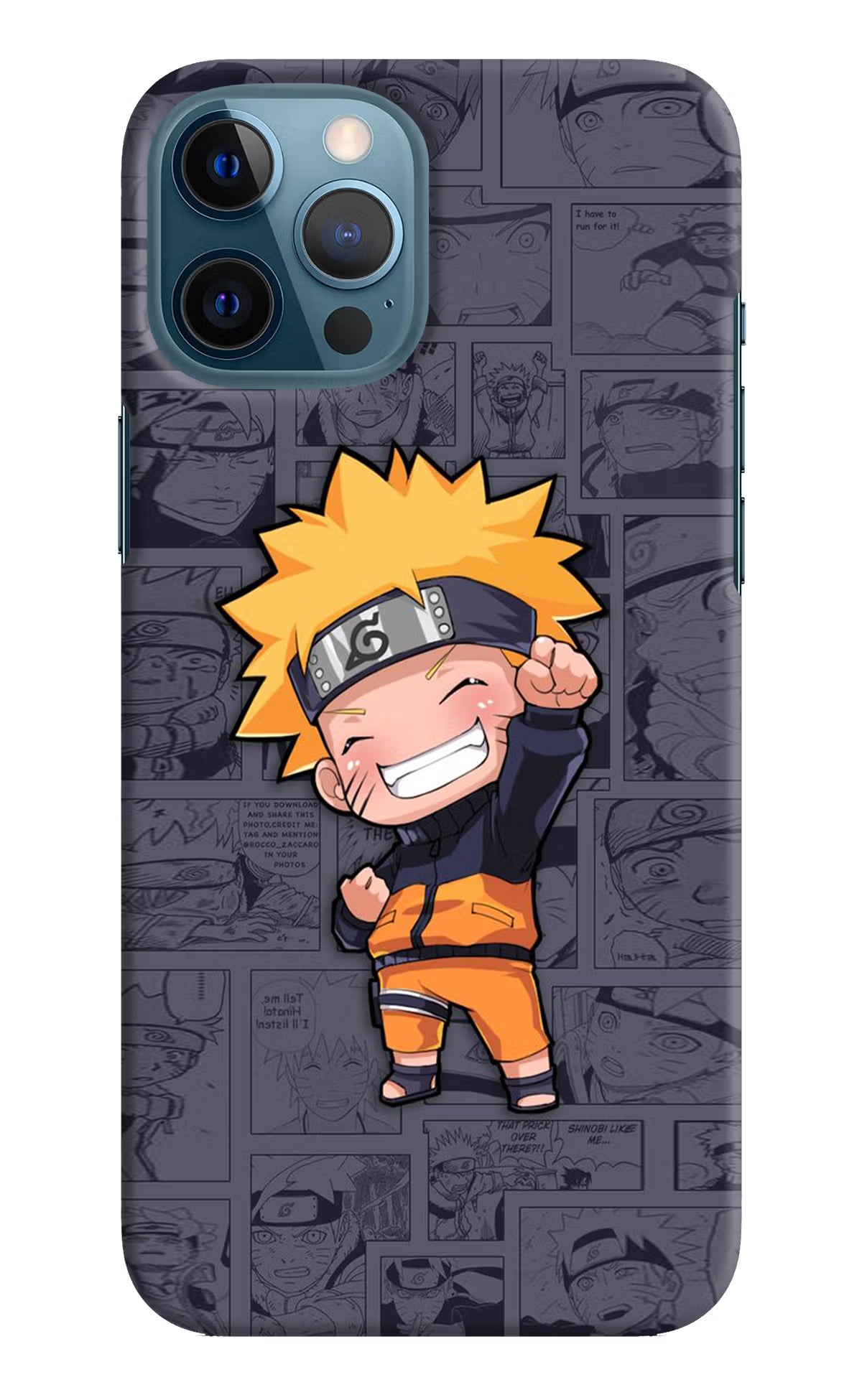 Chota Naruto iPhone 12 Pro Max Hard Case Back Cover by Casekaro