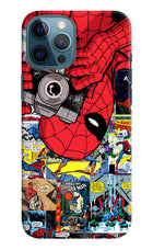 Spider Man iPhone 12 Pro Max Hard Case Back Cover by Casekaro