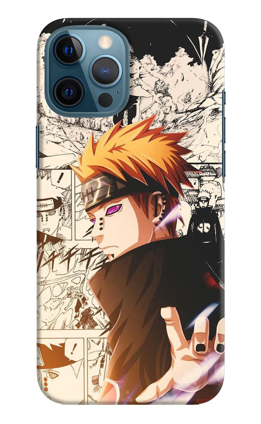 Pain Anime iPhone 12 Pro Max Back Cover, Hard case