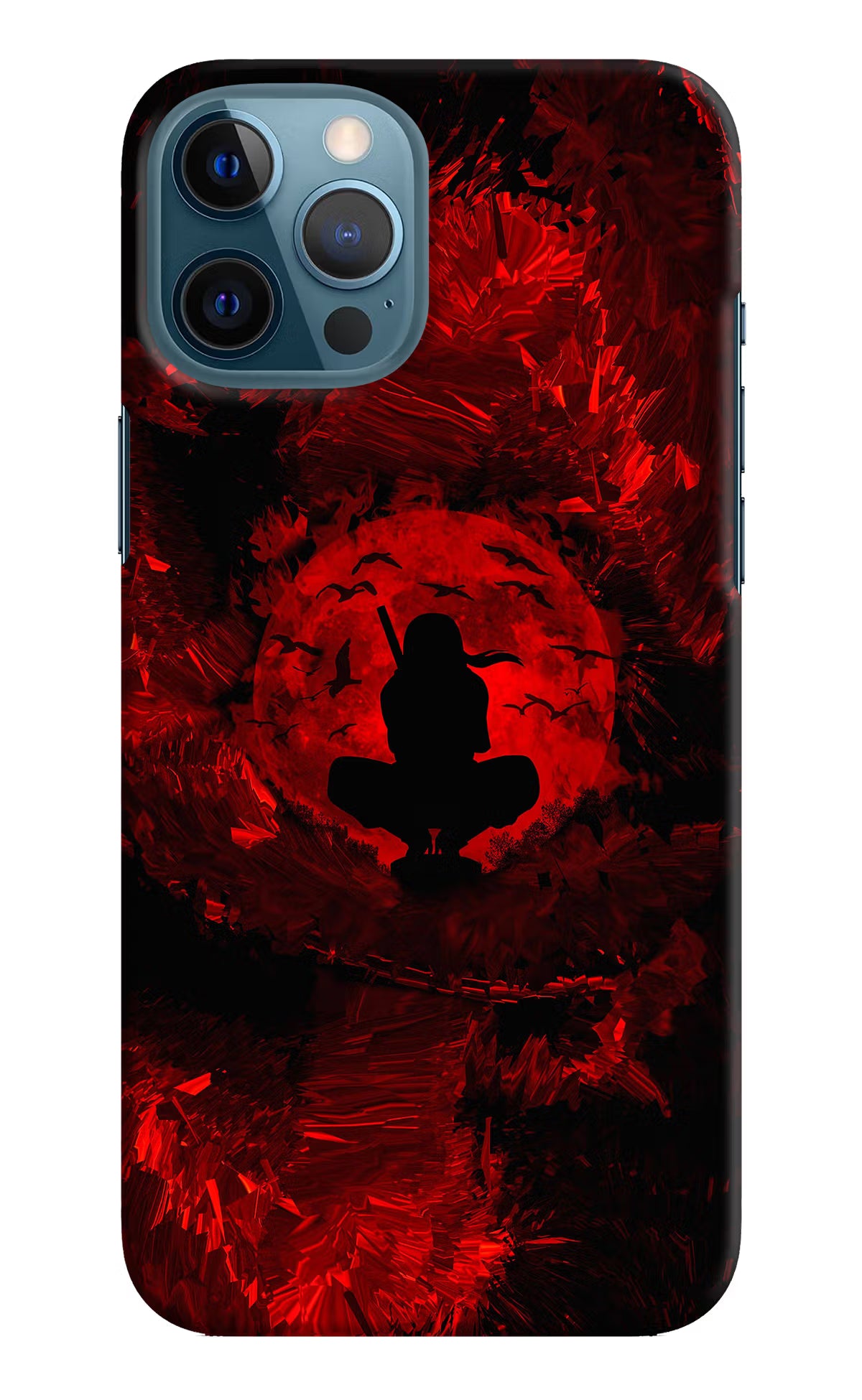 Itachi Uchiha iPhone 12 Pro Max Hard Case Back Cover by Casekaro