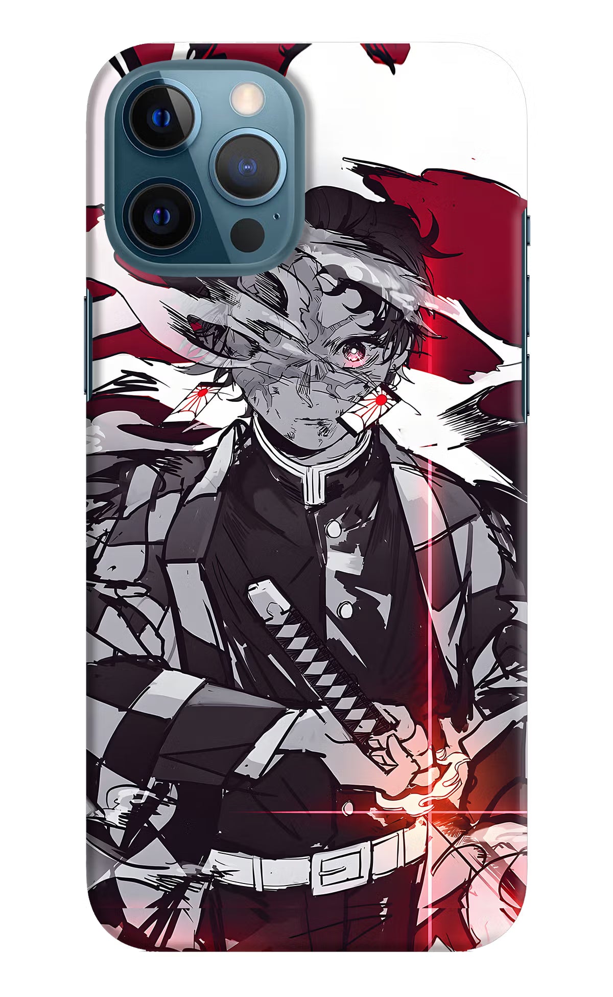 Demon Slayer iPhone 12 Pro Max Hard Case Back Cover by Casekaro