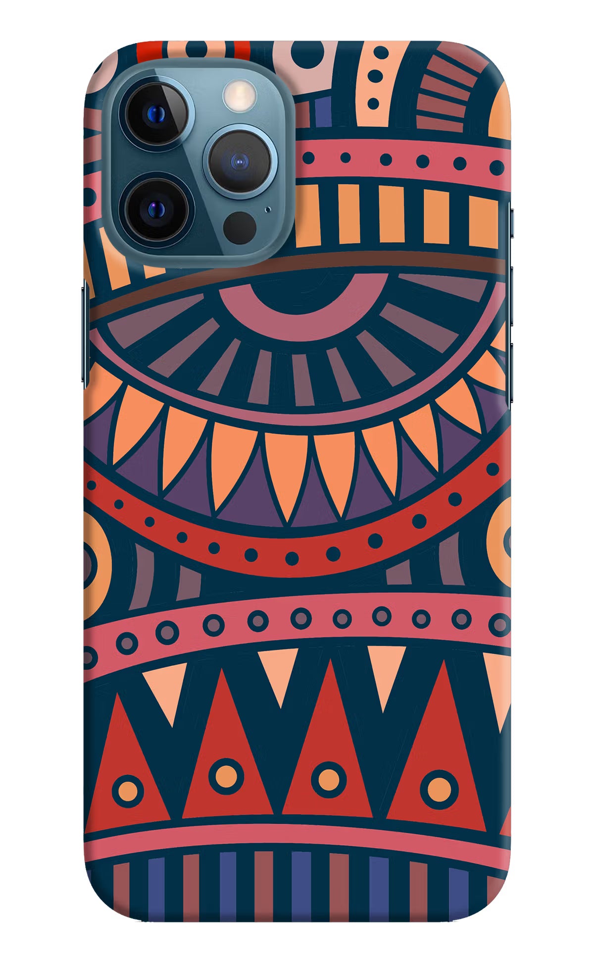 African Culture Design iPhone 12 Pro Max Hard Case Back Cover by Casekaro
