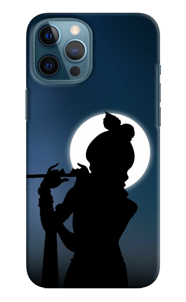 Shri Krishna Silhouette iPhone 12 Pro Max Hard Case Back Cover by Casekaro