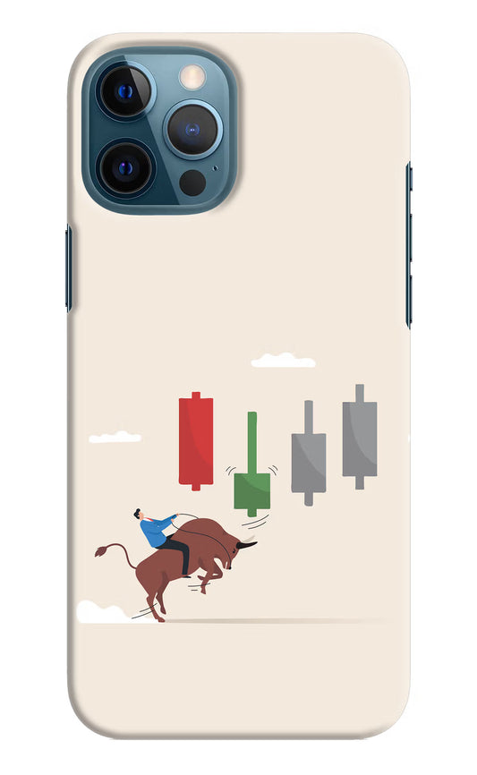 Bull Trading Momentum iPhone 12 Pro Max Hard Case Back Cover by Casekaro