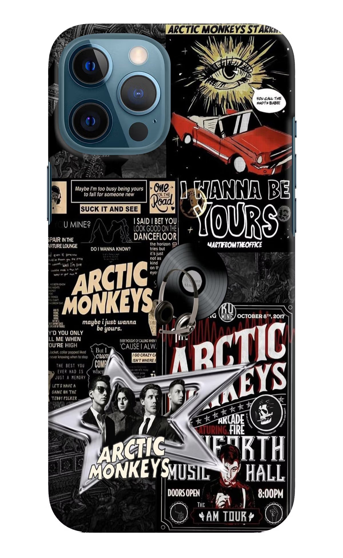 Arctic Monkeys iPhone 12 Pro Max Hard Case Back Cover by Casekaro
