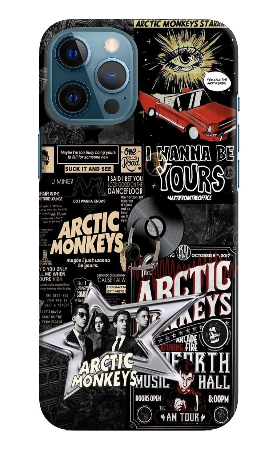 Arctic Monkeys iPhone 12 Pro Max Back Cover, Hard case