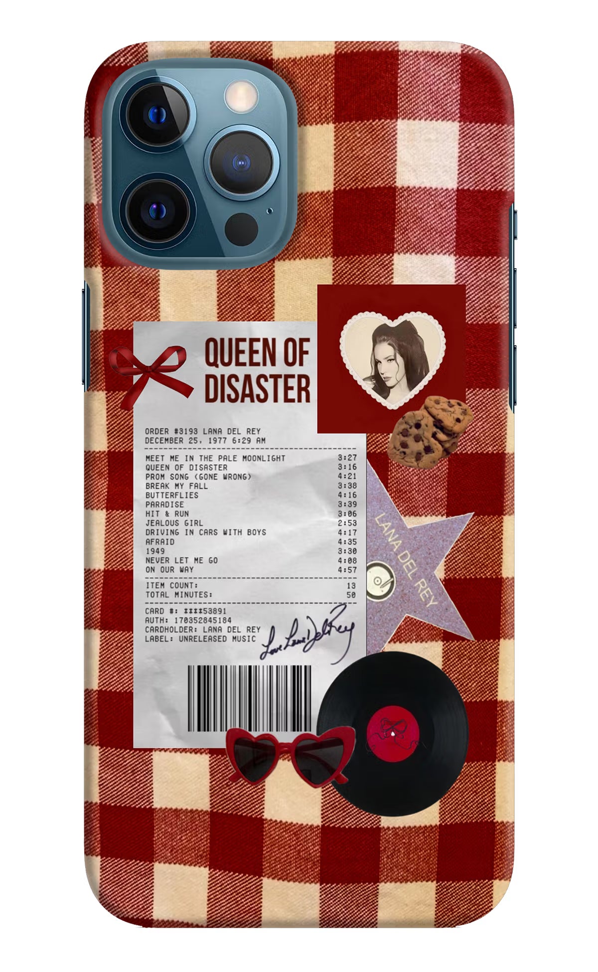 Queen of Disaster iPhone 12 Pro Max Hard Case Back Cover by Casekaro