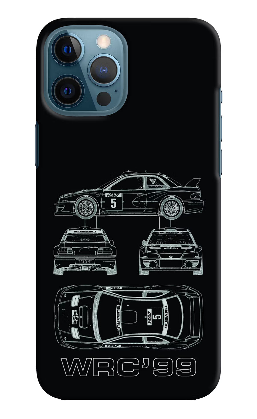 WRC'99 iPhone 12 Pro Max Back Cover, Hard case