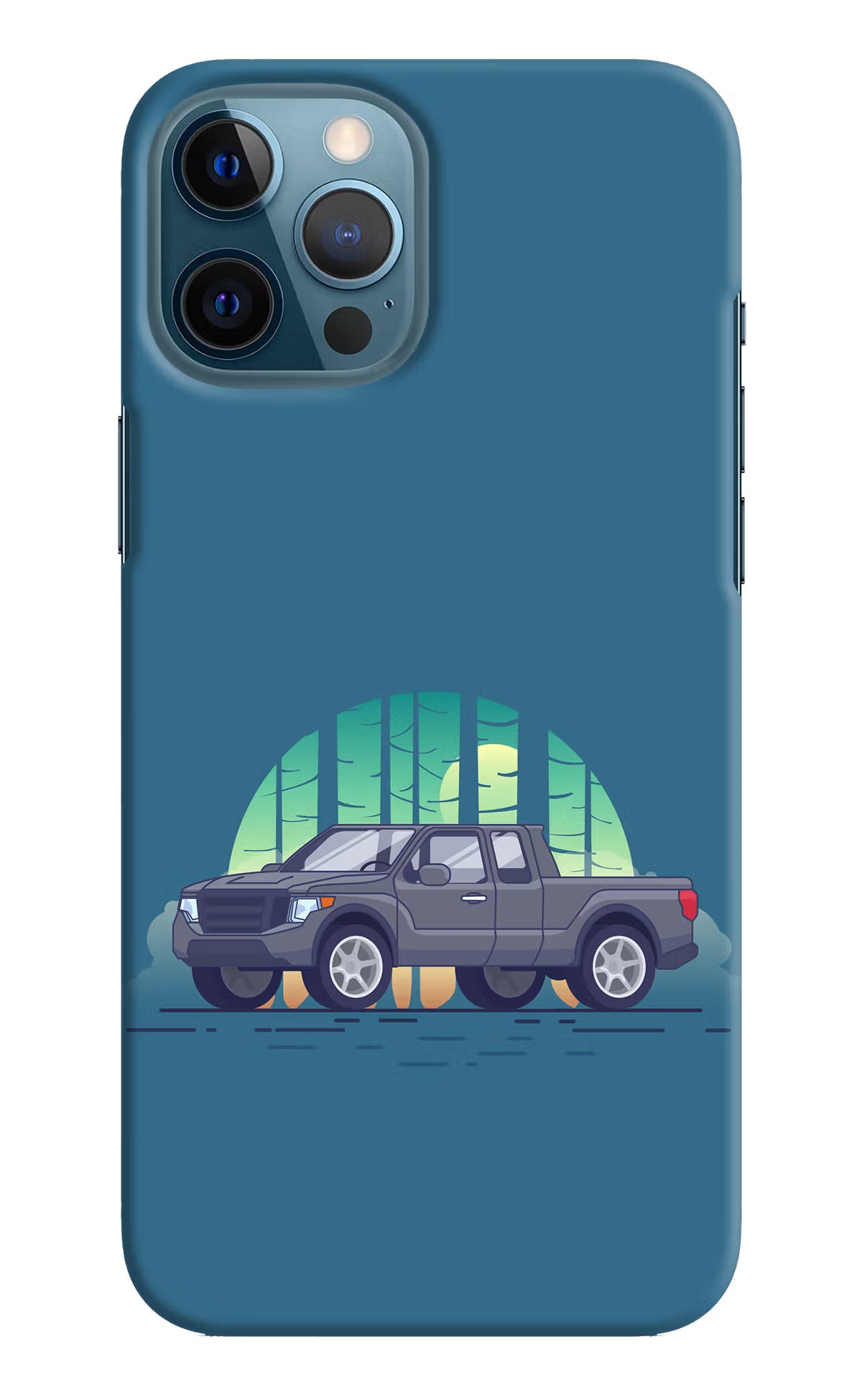Retro Garage Vibe iPhone 12 Pro Max Hard Case Back Cover by Casekaro