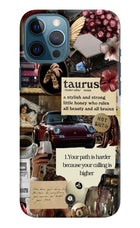 Taurus Zodiac iPhone 12 Pro Max Hard Case Back Cover by Casekaro