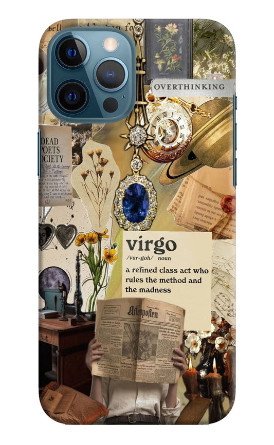 Virgo Zodiac iPhone 12 Pro Max Hard Case Back Cover by Casekaro