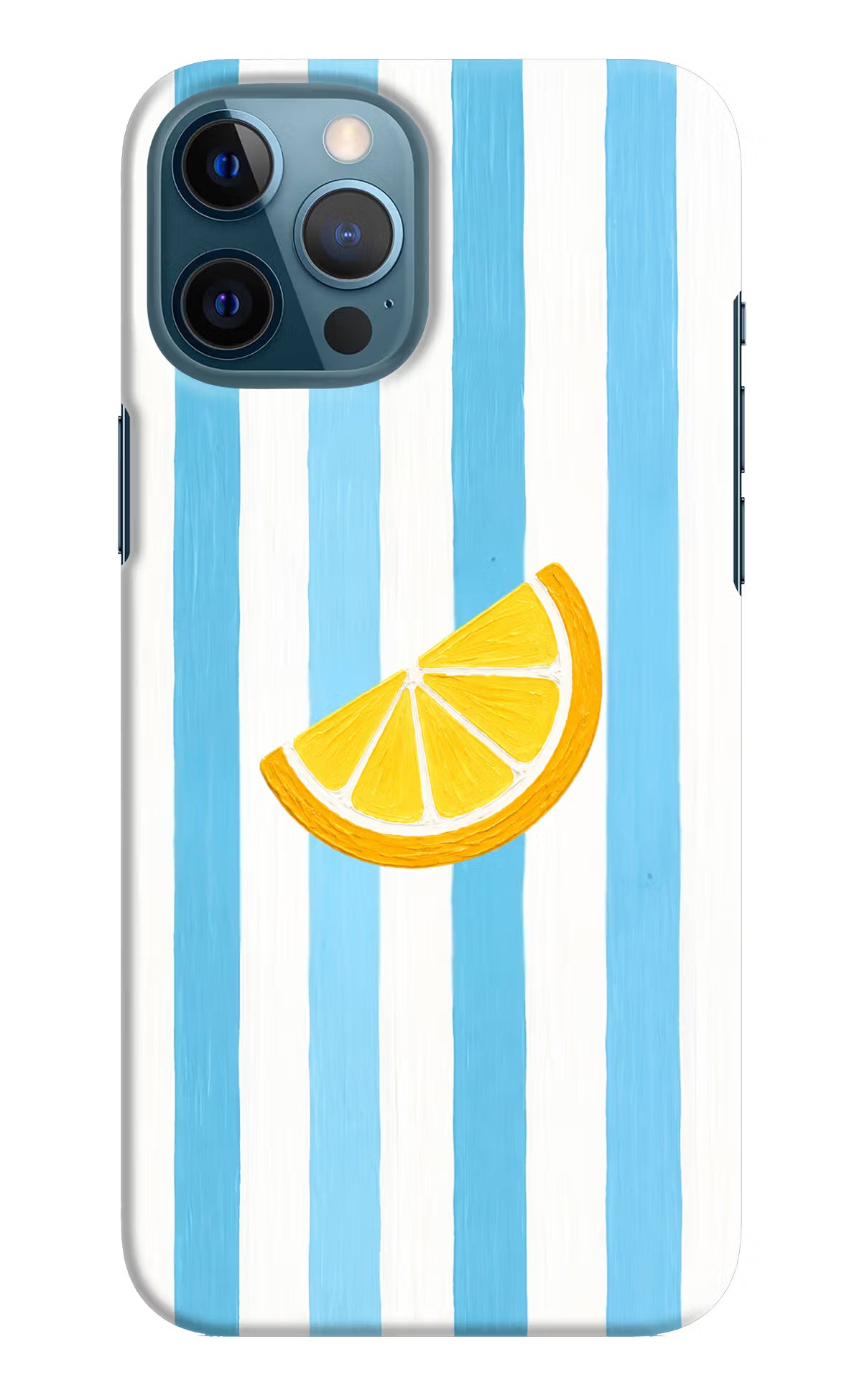 Summer Lemon iPhone 12 Pro Max Hard Case Back Cover by Casekaro