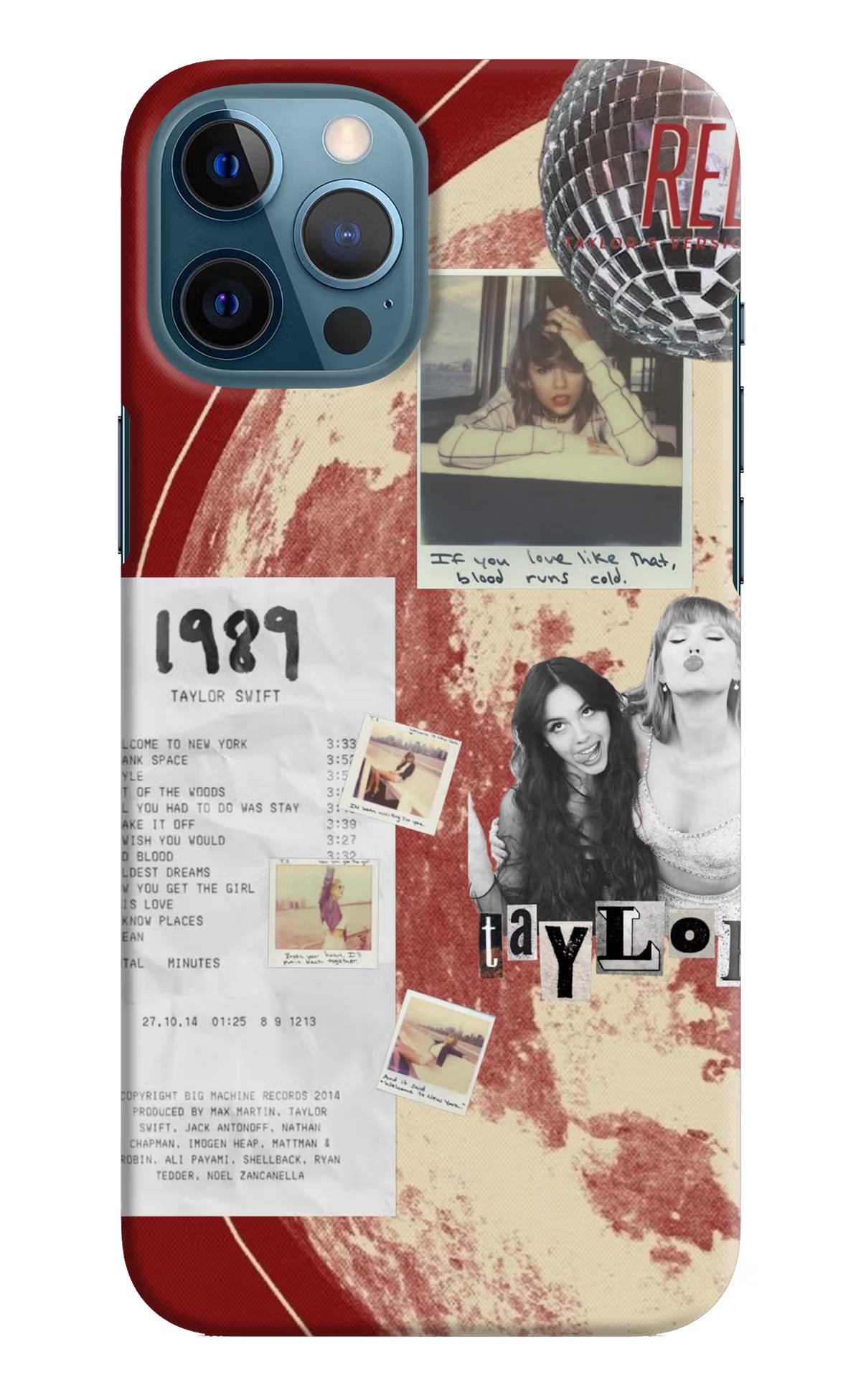 Taylor Swift iPhone 12 Pro Max Back Cover