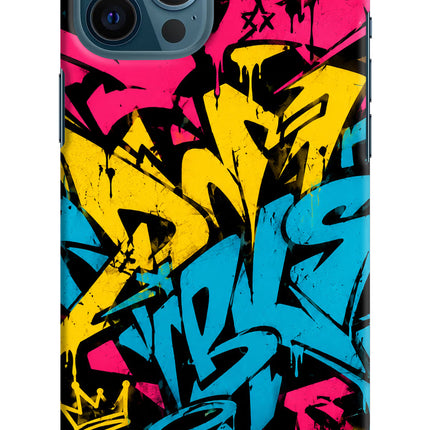 Graffiti Vibe iPhone 12 Pro Max Hard Case Back Cover by Casekaro