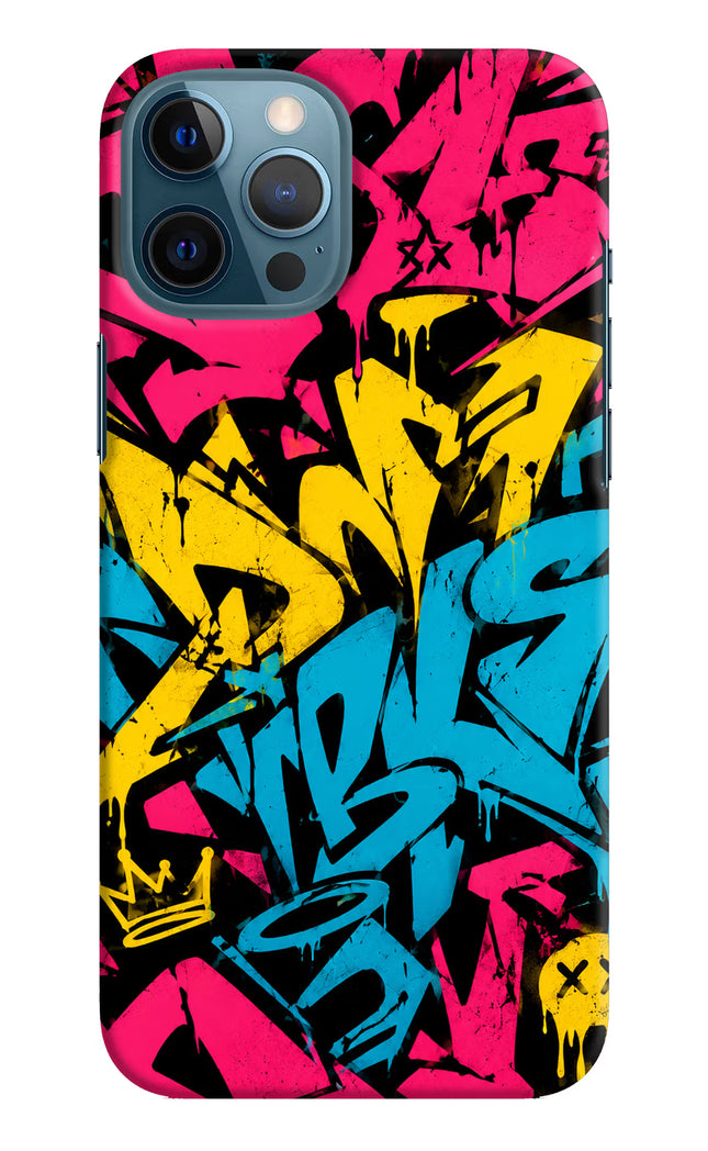 Graffiti Vibe iPhone 12 Pro Max Hard Case Back Cover by Casekaro