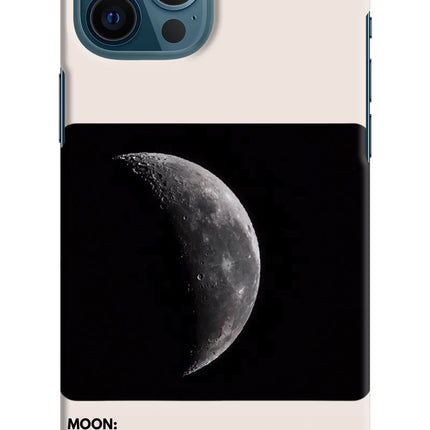 Moon Phase iPhone 12 Pro Max Hard Case Back Cover by Casekaro