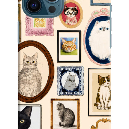 Mirror Cats iPhone 12 Pro Max Hard Case Back Cover by Casekaro