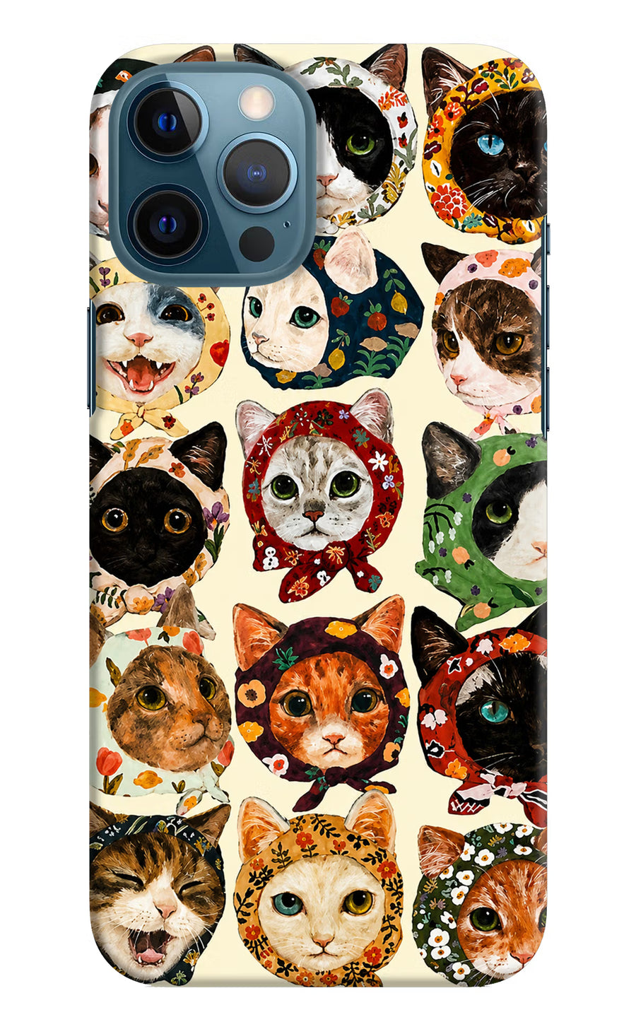 Cool Cat iPhone 12 Pro Max Back Cover, Hard case